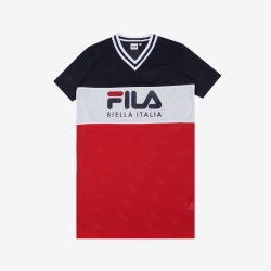 Fila Color Block Mesh - Naisten Mekot - Laivastonsininen | FI-79833